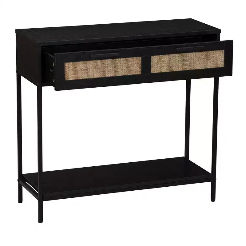 Household Essentials Tavolo consolle Bungalow nero
