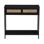 Household Essentials Tavolo consolle Bungalow nero