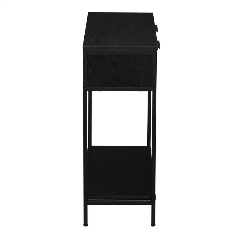 Household Essentials Tavolo consolle Bungalow nero