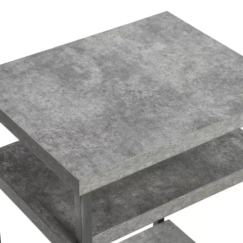 Household Essentials Jamestown Tavolino Rettangolare Grigio
