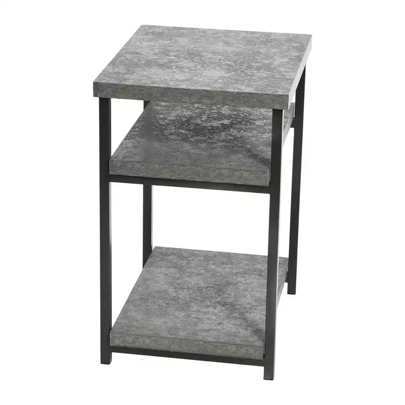 Household Essentials Jamestown Tavolino Rettangolare Grigio