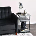 Household Essentials Jamestown Tavolino Rettangolare Grigio