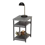 Household Essentials Jamestown Tavolino Rettangolare Grigio