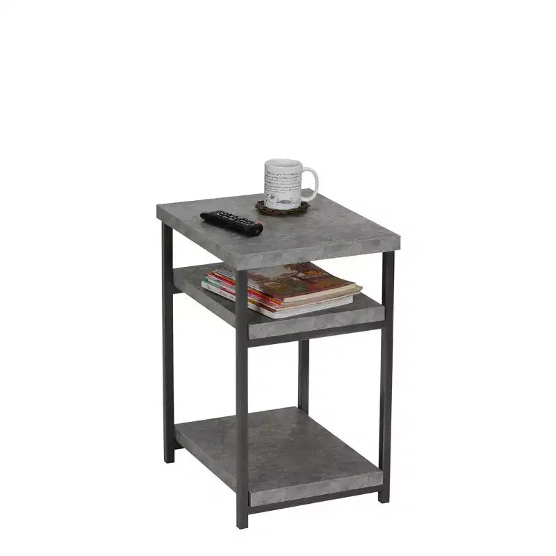 Household Essentials Jamestown Tavolino Rettangolare Grigio