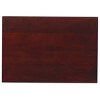 WyndenHall Ebsen Tavolino d'Appoggio in Metallo e Legno Cognac: Tavolino Rettangolare Contemporaneo, Antigraffio
