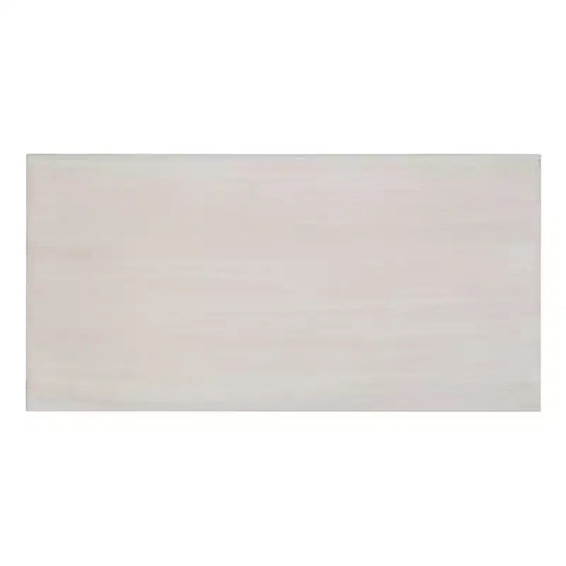 Madia accentata Powell Buchanan in legno massello a due ante e due ripiani, bianco antico
