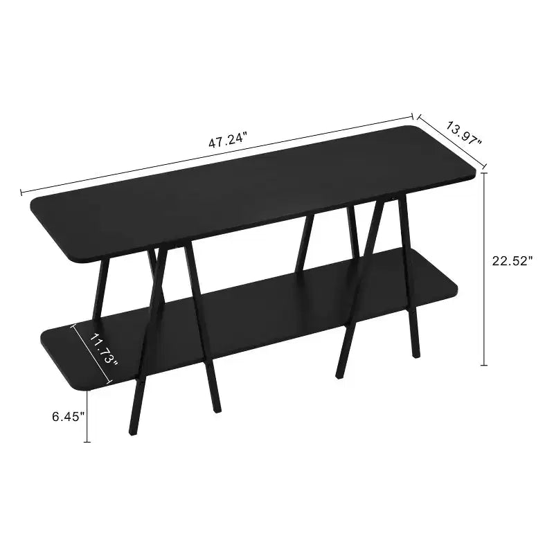 Manhattan Comfort Madia moderna Celine da 47,24" nera