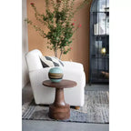 Mobile Contenitore Decorativo Storied Home Ad Arco Alto 76" Nero: Telaio in Ferro, Superficie in Vetro, Ripiani Fissi