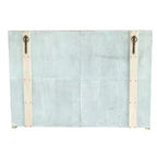 Mobile Contenitore Decorativo Marrone Storied Home Wood a 4 Ante, Alto 40": Chiusura Magnetica, Ripiani Fissi