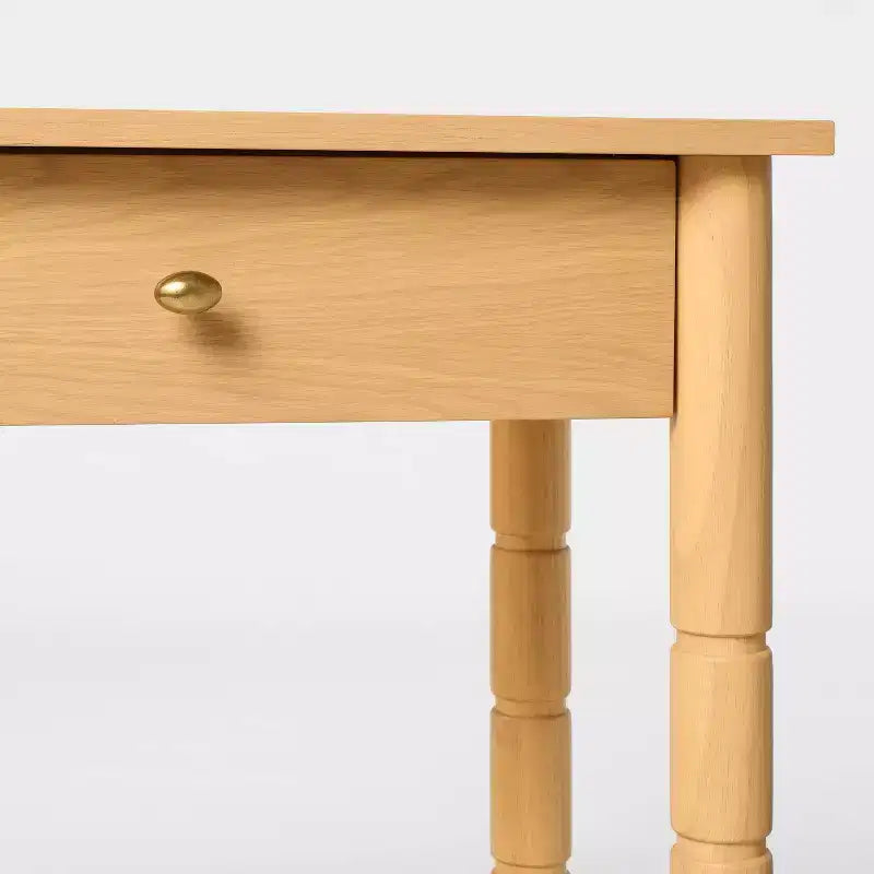 Console moderna in legno da 60", con cassetto, marrone - Threshold™ disegnato con Studio McGee