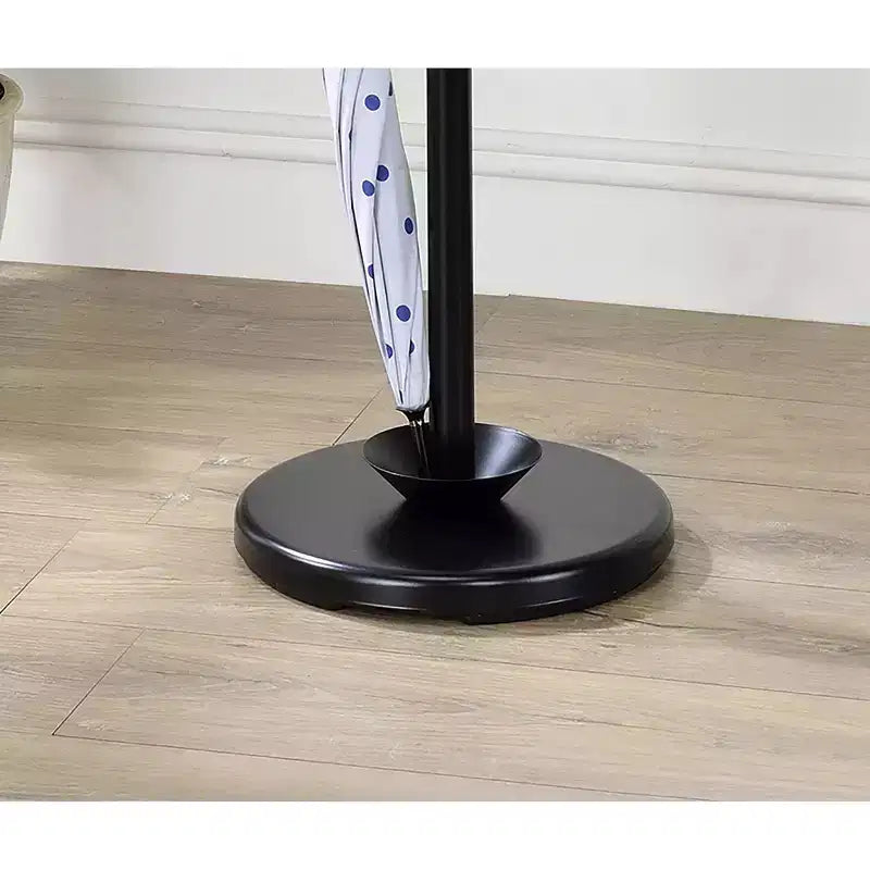 Appendiabiti da terra Billie con ganci in noce e portaombrelli da 193 cm - Ore International