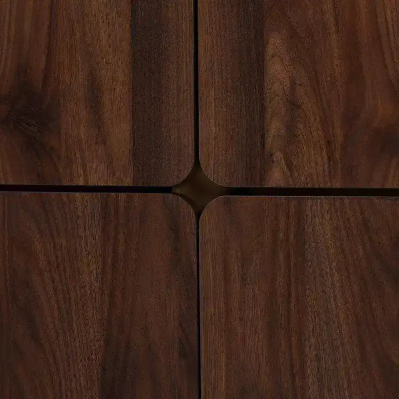 Scarpiera in Legno Graceland Noce/Oro - Baxton Studio: Design Mid-Century, 6 Ripiani, Organizza 18 Paia