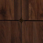 Scarpiera in Legno Graceland Noce/Oro - Baxton Studio: Design Mid-Century, 6 Ripiani, Organizza 18 Paia