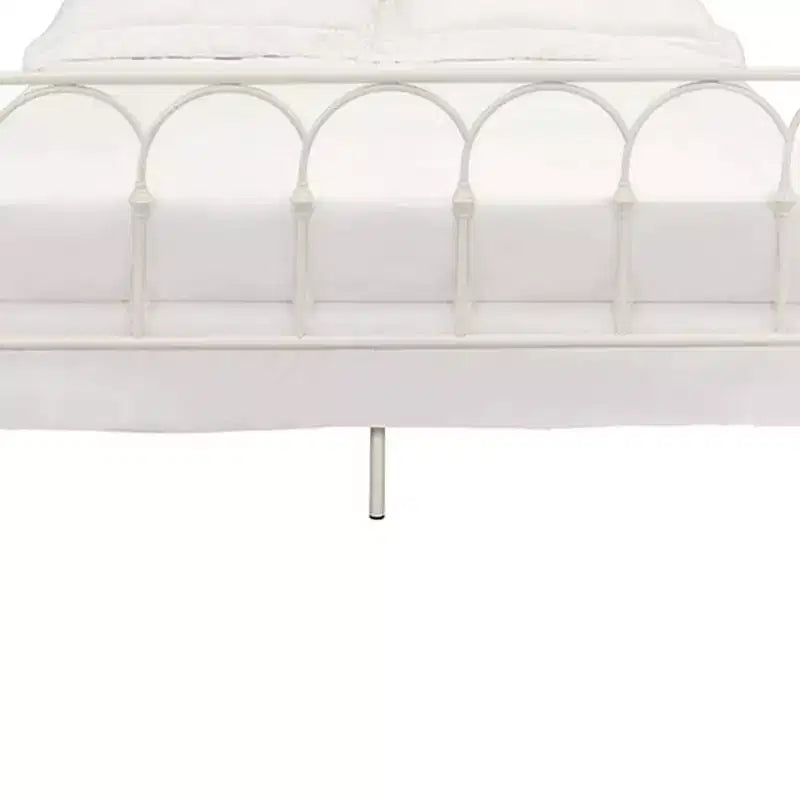 Letto matrimoniale da 198 cm Citron, finitura bianca - Acme Furniture