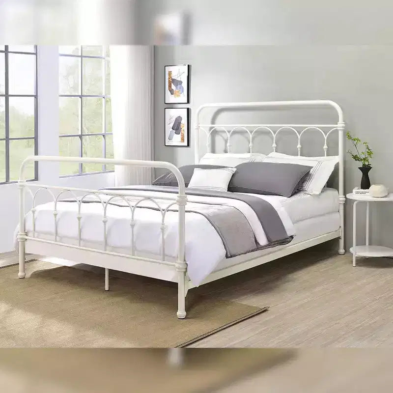 Letto matrimoniale da 198 cm Citron, finitura bianca - Acme Furniture