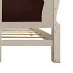 Letto Eastern King 92" Dresda con intagli in stile Rococò e similpelle - Acme Furniture