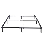 California King 7" Compack Metal Bed Frame Black - Zinus: Durable Steel, 9-Leg Support, Toe-Friendly Design