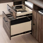 Letto singolo South Shore Twin Londen Marrone/Quercia Invecchiata: 3 cassetti, truciolare, capacità 113 kg