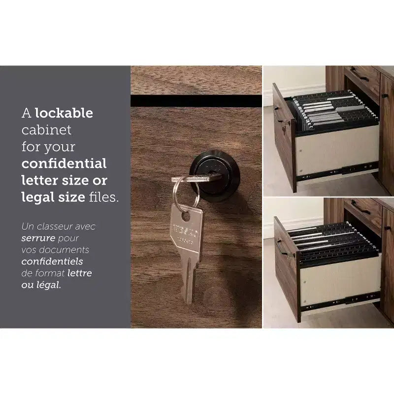 Letto singolo South Shore Twin Londen Marrone/Quercia Invecchiata: 3 cassetti, truciolare, capacità 113 kg