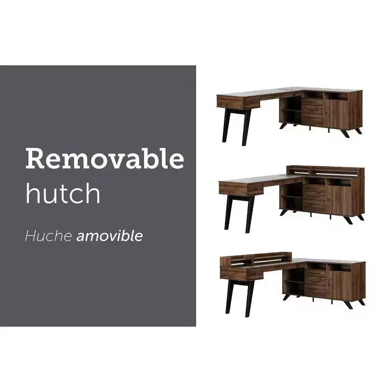 Letto singolo South Shore Twin Londen Marrone/Quercia Invecchiata: 3 cassetti, truciolare, capacità 113 kg