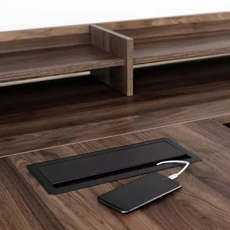 Letto singolo South Shore Twin Londen Marrone/Quercia Invecchiata: 3 cassetti, truciolare, capacità 113 kg