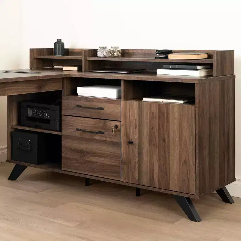 Letto singolo South Shore Twin Londen Marrone/Quercia Invecchiata: 3 cassetti, truciolare, capacità 113 kg