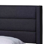 Letto contenitore con cassetti Baxton Studio Braylon interamente in tessuto e legno, con piattaforma
