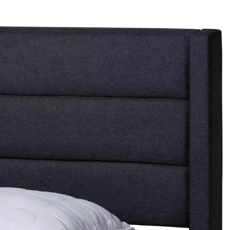Letto contenitore con cassetti Baxton Studio Braylon interamente in tessuto e legno, con piattaforma