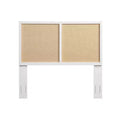 Comfort Pointe Queen/Full Bayport Headboard: Coastal Style, Poplar & MDF, Adjustable Height