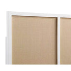 Testiera Comfort Pointe Queen/Full Bayport: Stile Costiero, Pioppo e MDF, Altezza Regolabile