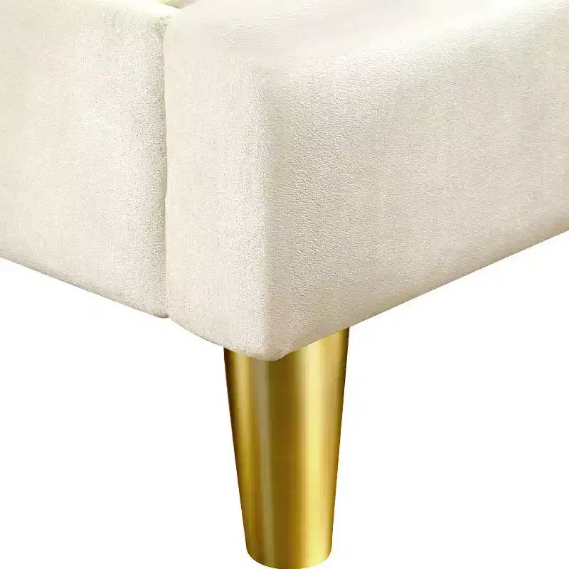 Letto completamente imbottito Kealoa Glam Beige - HOMES: Inside + Out
