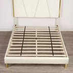 Letto completamente imbottito Kealoa Glam Beige - HOMES: Inside + Out