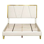 Letto completamente imbottito Kealoa Glam Beige - HOMES: Inside + Out