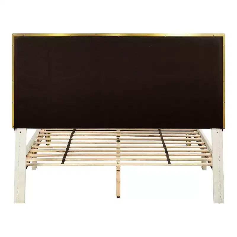 Letto completamente imbottito Kealoa Glam Beige - HOMES: Inside + Out