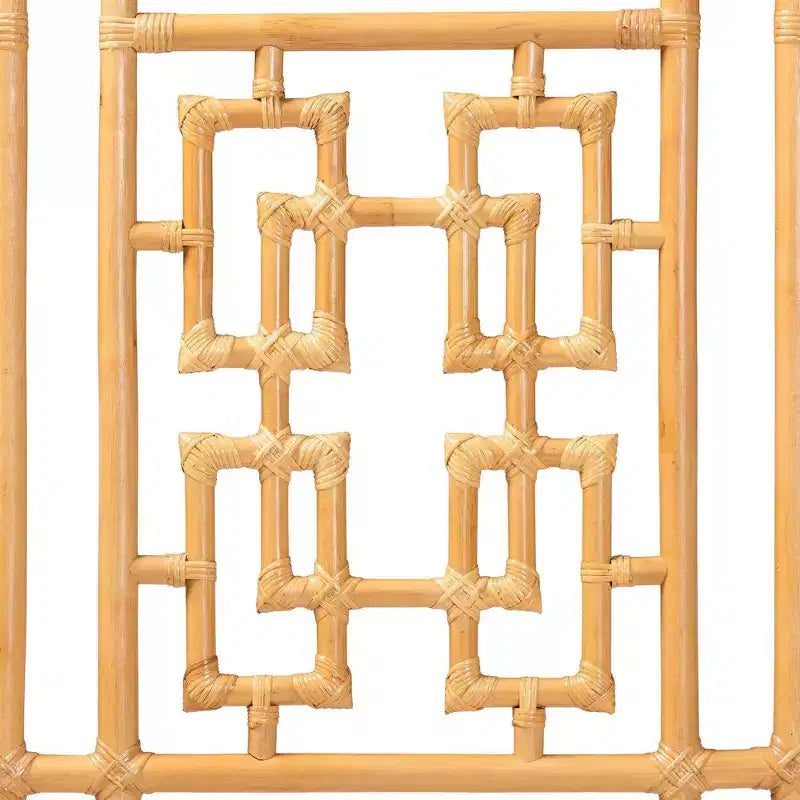 testata indipendente in rattan bali & pari Queen Size Galvan, colore: miele chiaro