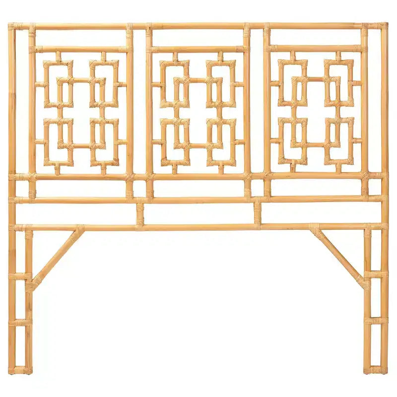 testata indipendente in rattan bali & pari Queen Size Galvan, colore: miele chiaro