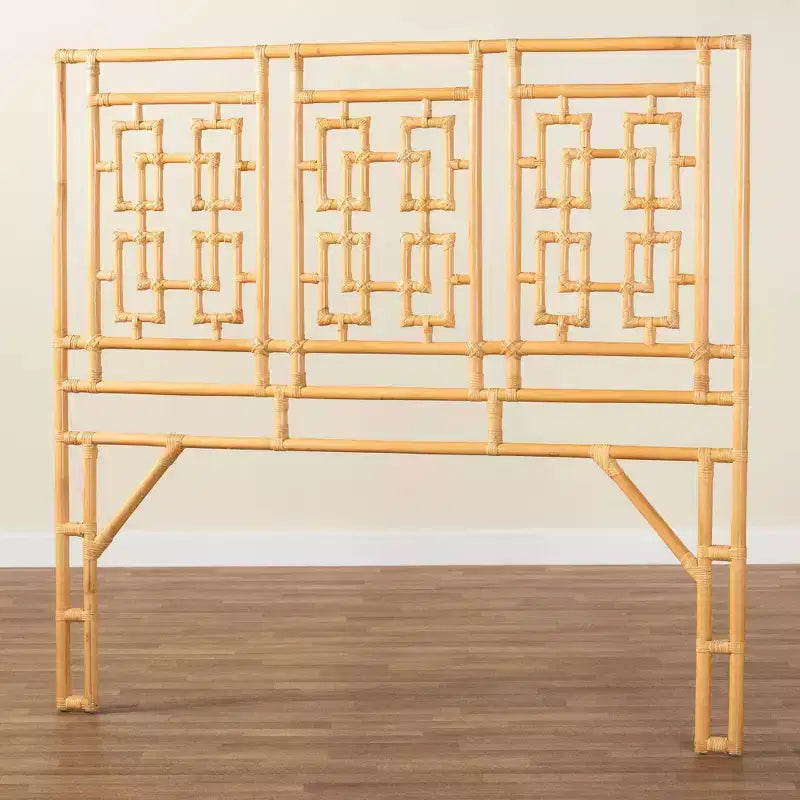 testata indipendente in rattan bali & pari Queen Size Galvan, colore: miele chiaro