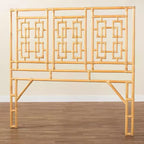 testata indipendente in rattan bali & pari Queen Size Galvan, colore: miele chiaro