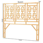 testata indipendente in rattan bali & pari Queen Size Galvan, colore: miele chiaro