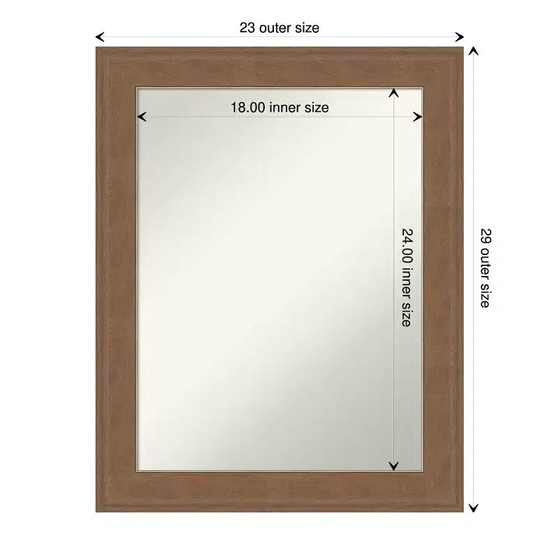 Specchio da parete per bagno Amanti Art Alta non smussato
