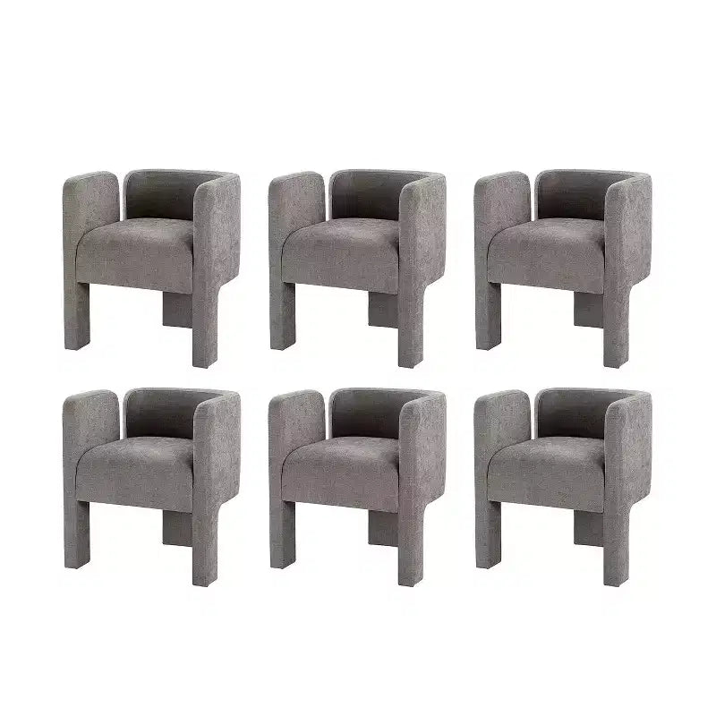 Sedia da pranzo Elias con design a tre gambe, set da 6 ART OF LIVING DESIGNS