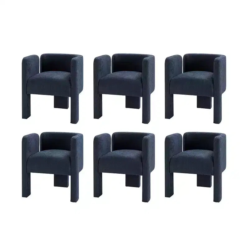Sedia da pranzo Elias con design a tre gambe, set da 6 ART OF LIVING DESIGNS