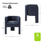 Sedia da pranzo Elias con design a tre gambe, set da 6 ART OF LIVING DESIGNS