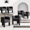 Sedia da pranzo Elias con design a tre gambe, set da 6 ART OF LIVING DESIGNS