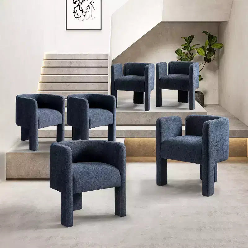 Sedia da pranzo Elias con design a tre gambe, set da 6 ART OF LIVING DESIGNS