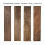 Tavolino rotondo in legno Kate e Laurel Lamaar, 19x19x25, naturale e argento