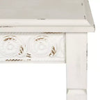 Tavolino da tè quadrato in legno Kate e Laurel Idabelle, 12x12x30, bianco