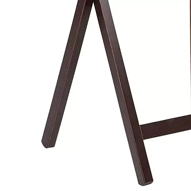 PJ Wood Tavolino Pieghevole Portatile per TV, Scrivania, Espresso (Set da 8 Pezzi)