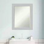 Specchio da Parete per Bagno Amanti Art Shiplap Petite Bevel in Legno