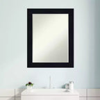 Specchio da Parete per Bagno Amanti Art Shiplap Petite Bevel in Legno